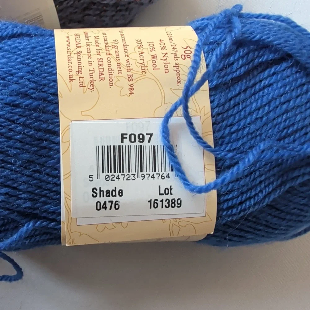 Mixed Yarn Lot 6 Skeins Sirdar Patons Schachenmayr Phildar Universal Wool Blend